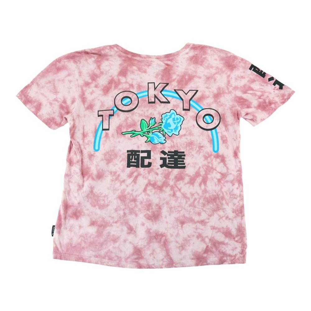 Brooklyn Cloth Youth Girls Shirt Size Medium Tie Dye Graphic Tee Cotton Tokyo‎